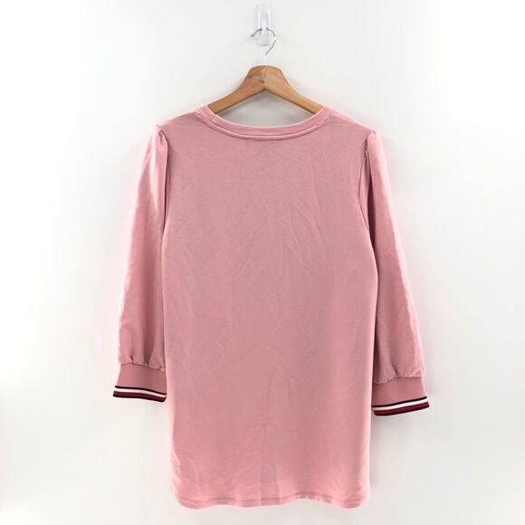 Tommy Hilfiger Striped‎ Long-Sleeve Top Bridal Rose L - Picture 4 of 5